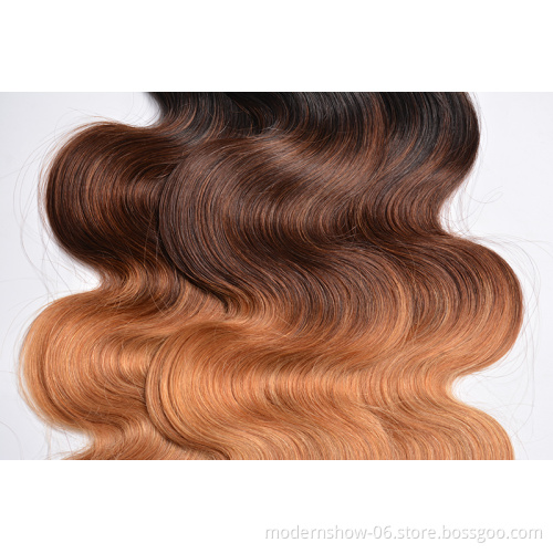 100 Unprocessed Remy Body Wave Virgin Brazilian Hair Human Hair Bundles With Lace Closure